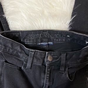 American Eagle Super Hi-Rise Black Jeggings